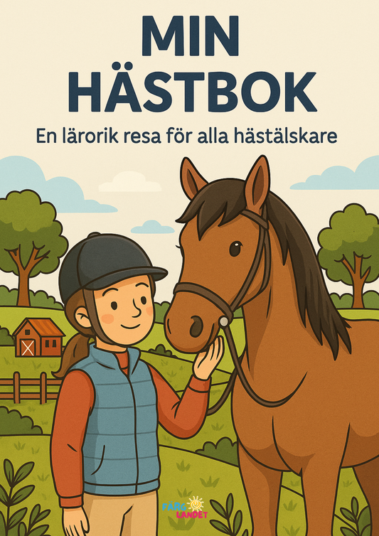 Min Hästbok | Digital målarbok med fakta